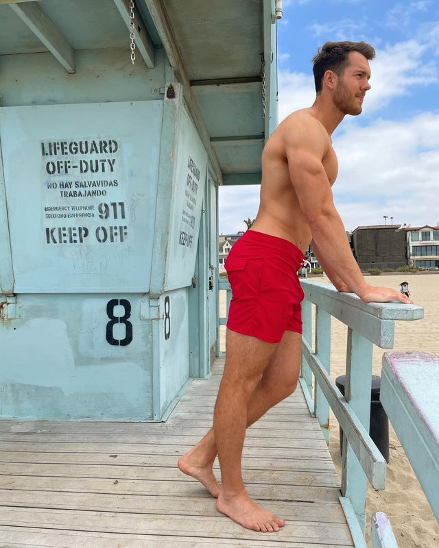 Laguna Shorts - Red - RFE Marketing Ventures