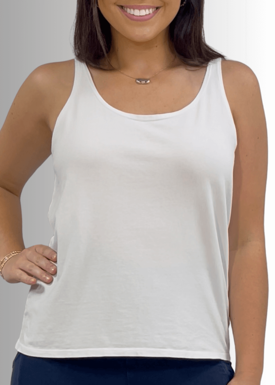 Twenty Four Seven Dark Moss Green Cotton Tank for Everyday Comfort