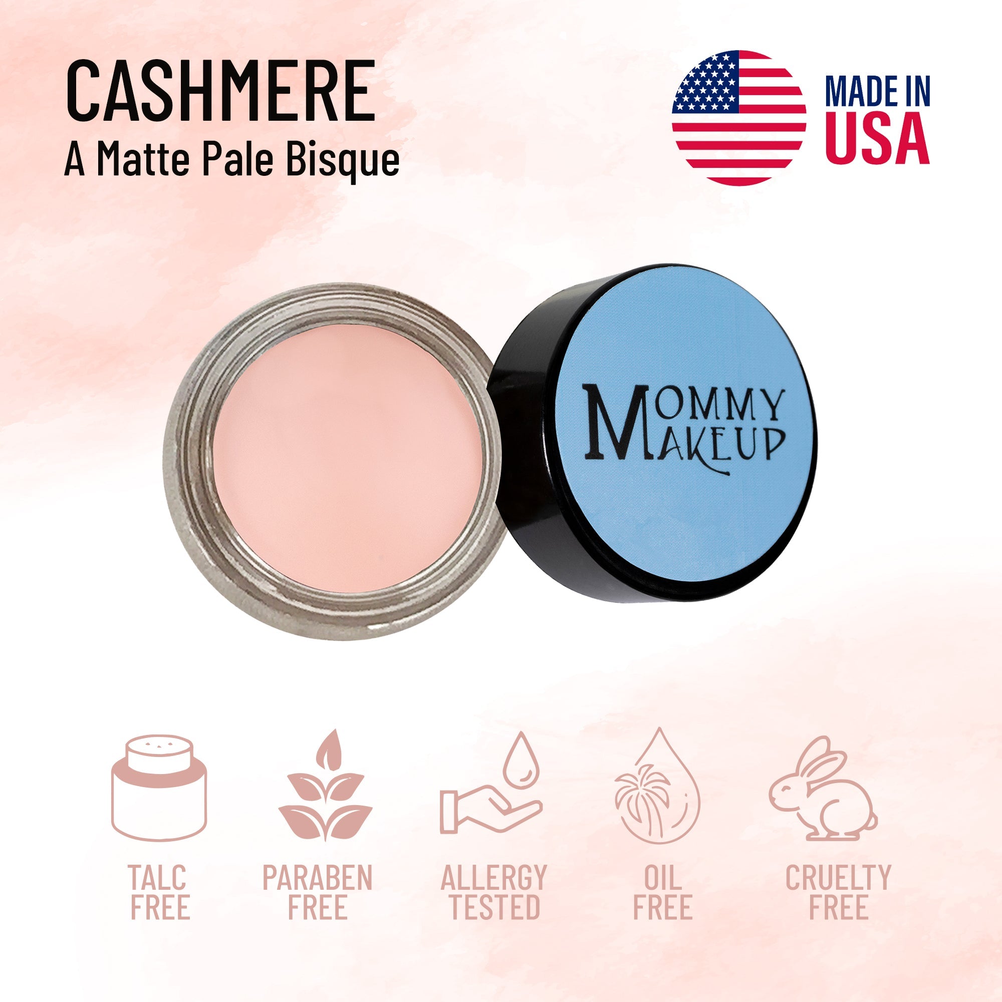 Cashmere Any Wear Creme - A Waterproof Multi-tasking creme to powder product for eyes, cheeks & lips. Can be worn anywhere - RFE Marketing Ventures