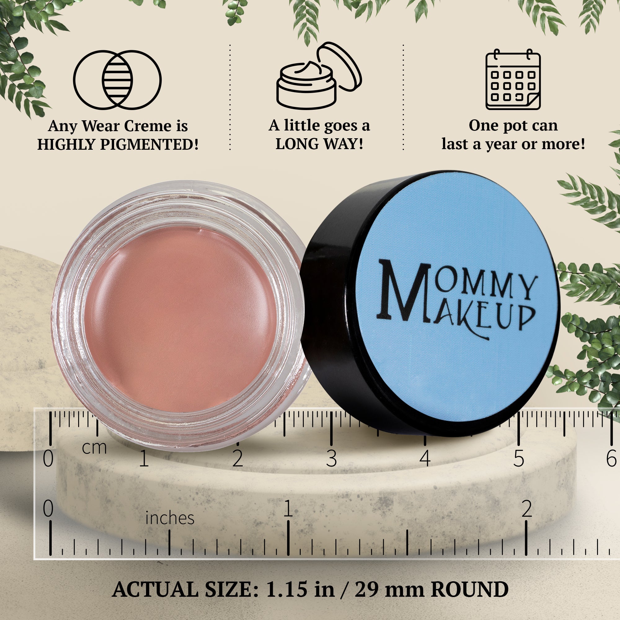 Anna Any Wear Creme - A Waterproof Multi-tasking creme to powder product for eyes, cheeks & lips. Can be worn anywhere - RFE Marketing Ventures