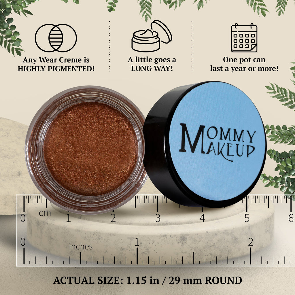 Hot Fudge Any Wear Creme - A Waterproof Multi-tasking creme to powder product for eyes, cheeks & lips. Can be worn anywhere - RFE Marketing Ventures