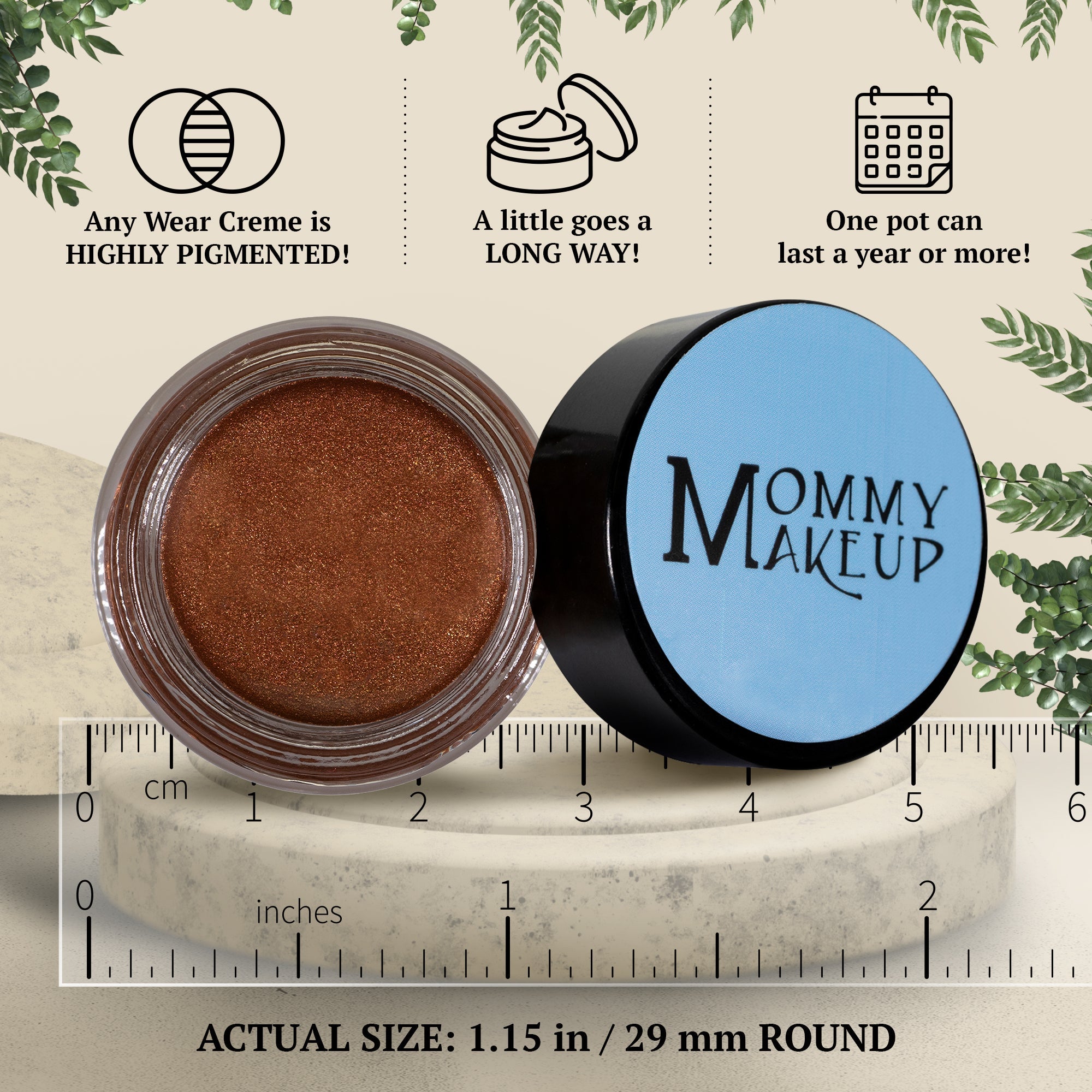 Hot Fudge Any Wear Creme - A Waterproof Multi-tasking creme to powder product for eyes, cheeks & lips. Can be worn anywhere - RFE Marketing Ventures