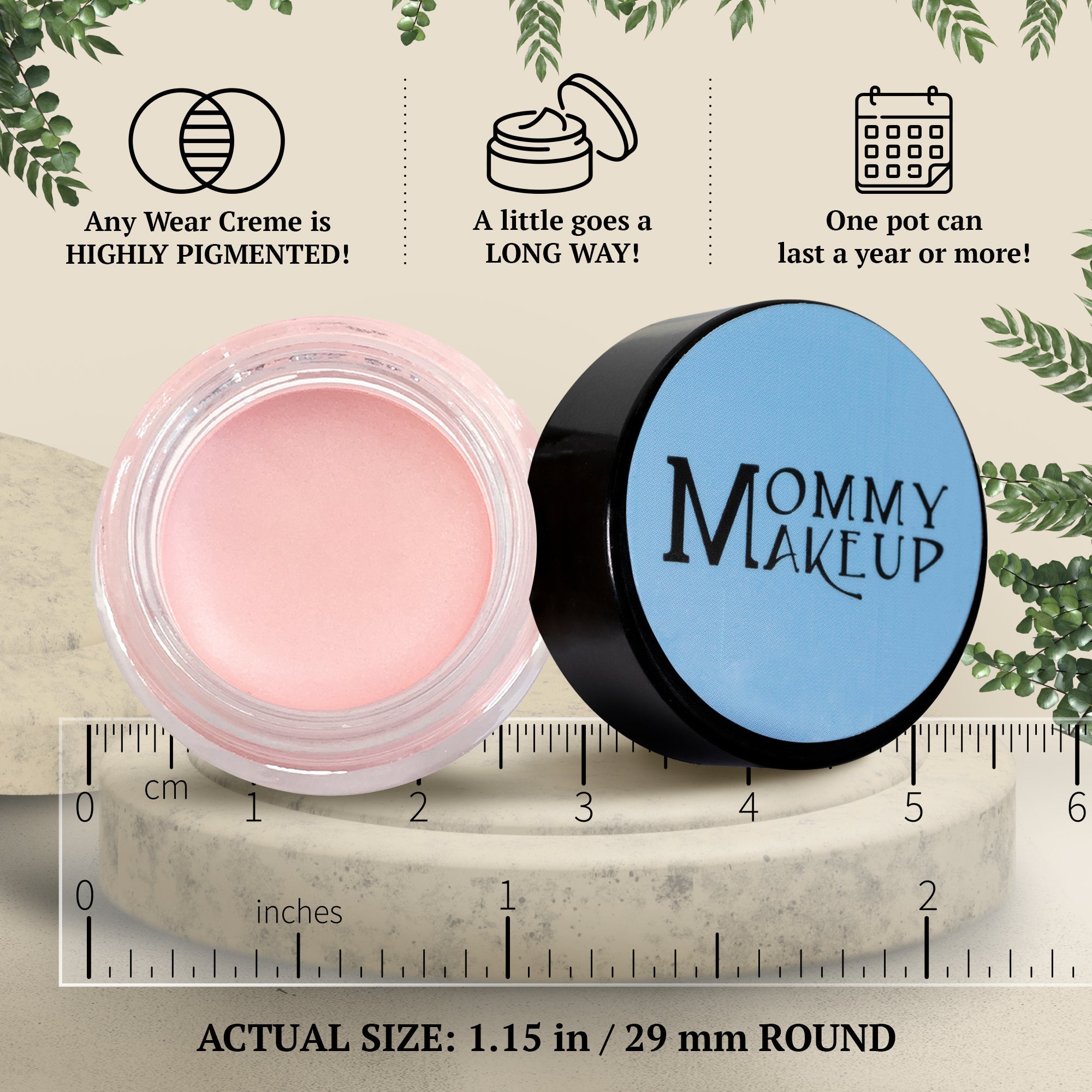 Cameo Any Wear Creme - A Waterproof Multi-tasking creme to powder product for eyes, cheeks & lips. Can be worn anywhere - RFE Marketing Ventures
