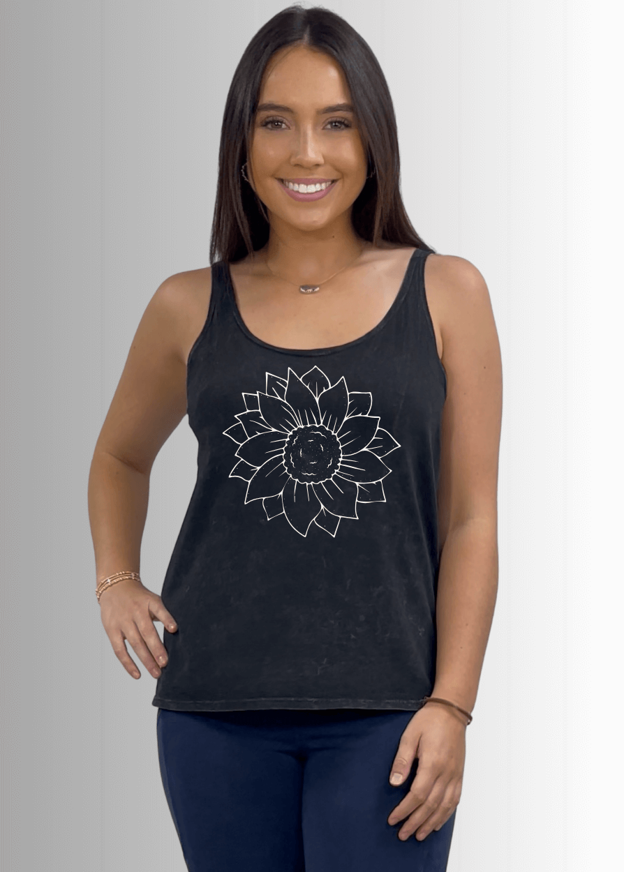 A Simple Flower Premium USA Made Cotton Tank Top - RFE Marketing Ventures