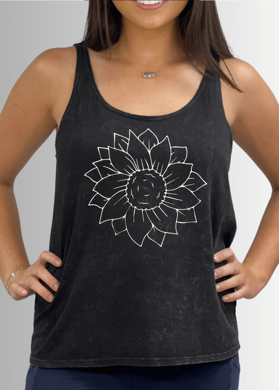 A Simple Flower Premium USA Made Cotton Tank Top - RFE Marketing Ventures