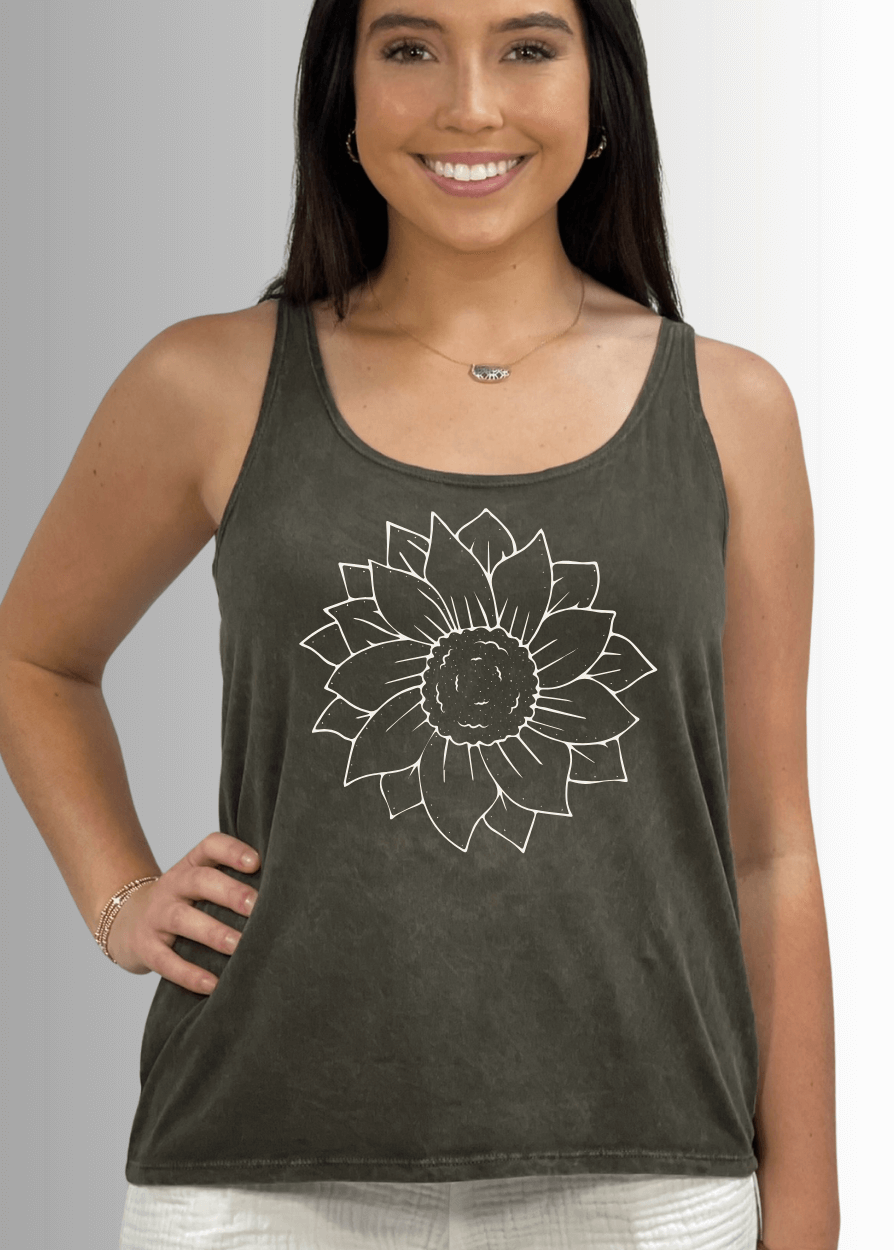 A Simple Flower Premium USA Made Cotton Tank Top - RFE Marketing Ventures