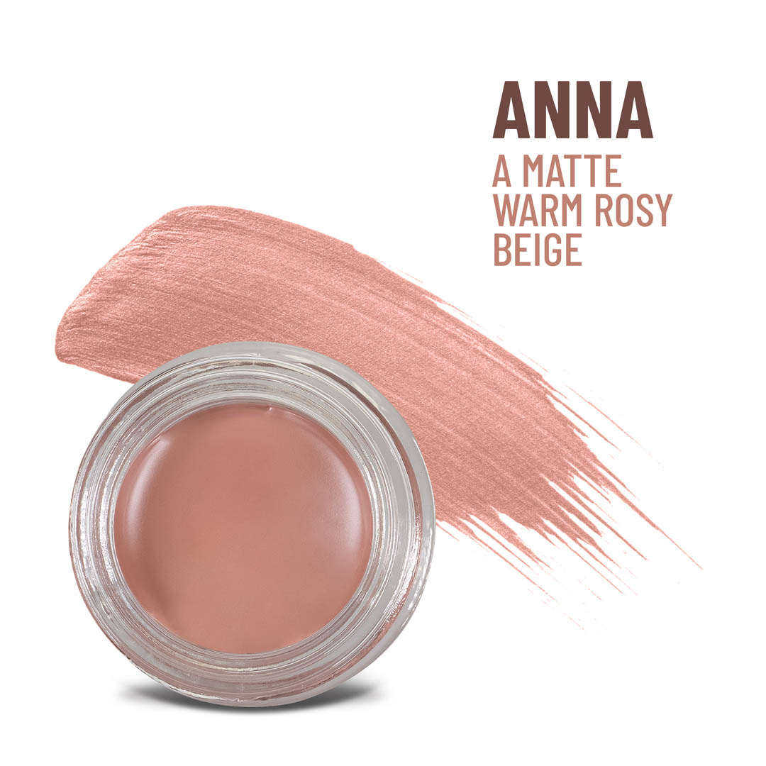 Anna Any Wear Creme - A Waterproof Multi-tasking creme to powder product for eyes, cheeks & lips. Can be worn anywhere - RFE Marketing Ventures