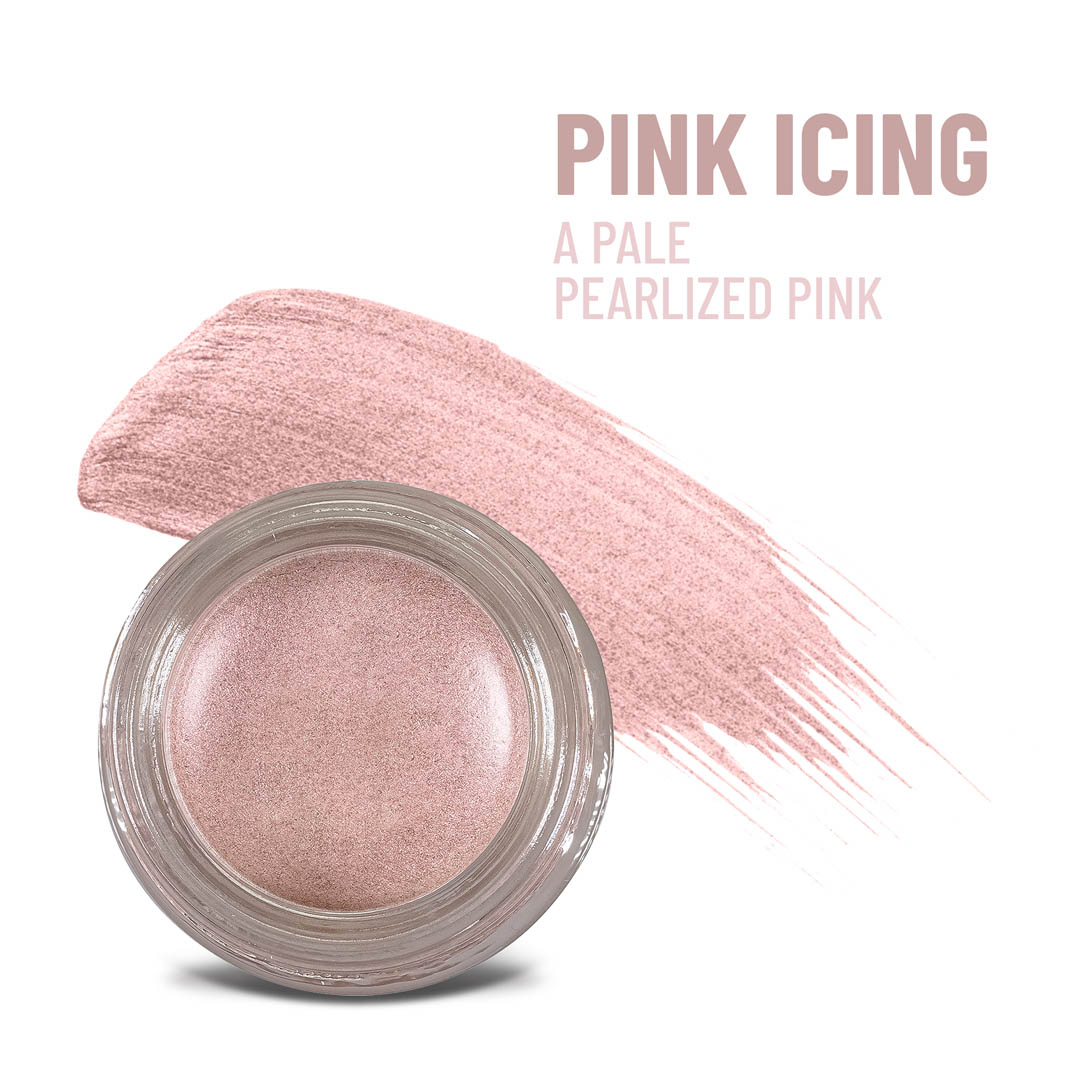 Pink Icing Any Wear Creme - A Waterproof Multi-tasking creme to powder product for eyes, cheeks & lips. Can be worn anywhere - RFE Marketing Ventures