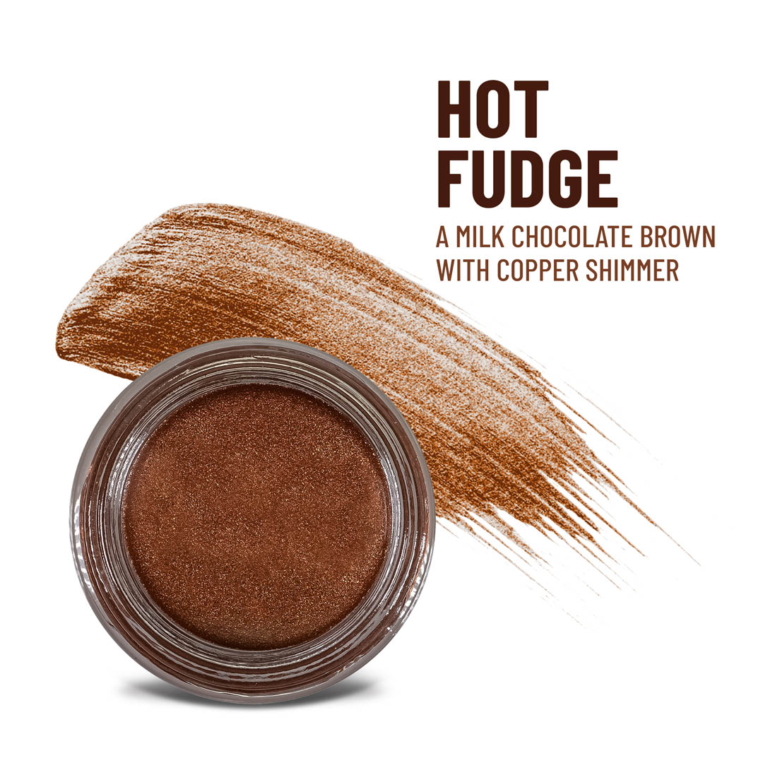 Hot Fudge Any Wear Creme - A Waterproof Multi-tasking creme to powder product for eyes, cheeks & lips. Can be worn anywhere - RFE Marketing Ventures