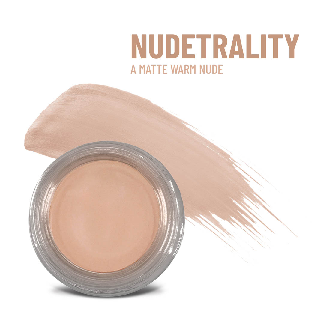 Nudetrality Any Wear Creme - A Waterproof Multi-tasking creme to powder product for eyes, cheeks & lips. Can be worn anywhere - RFE Marketing Ventures
