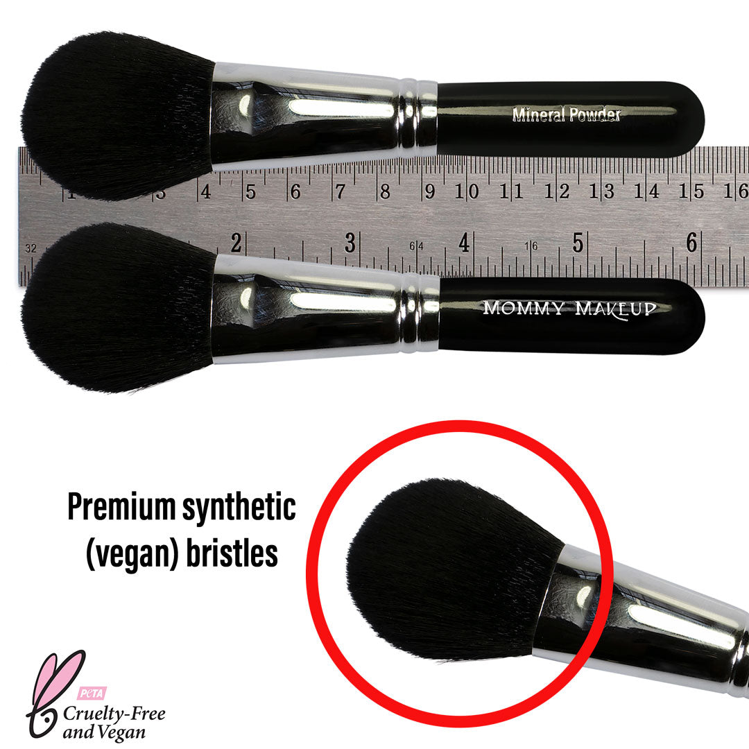 Mineral Powder Brush | Travel Sized, Vegan, Cruelty free - RFE Marketing Ventures