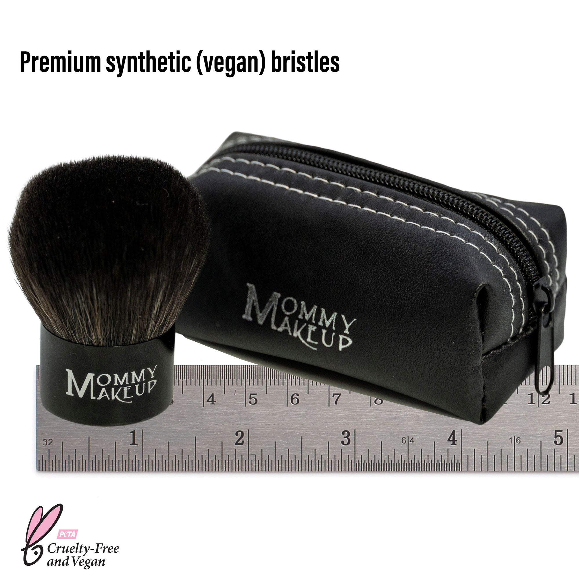 Kabuki Brush - Hand cut, Vegan, Cruelty-Free Mineral Makeup Brush - RFE Marketing Ventures