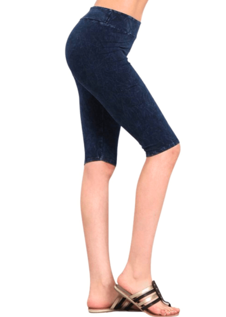 Ladies Longer Length Biker Shorts Made in USA for Comfort and Style