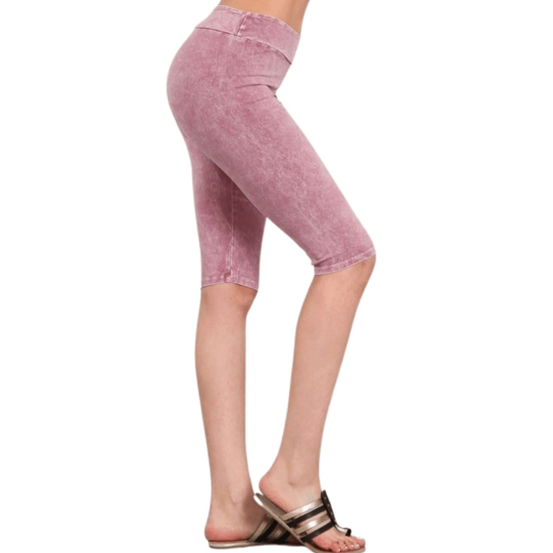 Ladies Biker Shorts Made in USA - Longer Length for Ultimate Comfort and Style