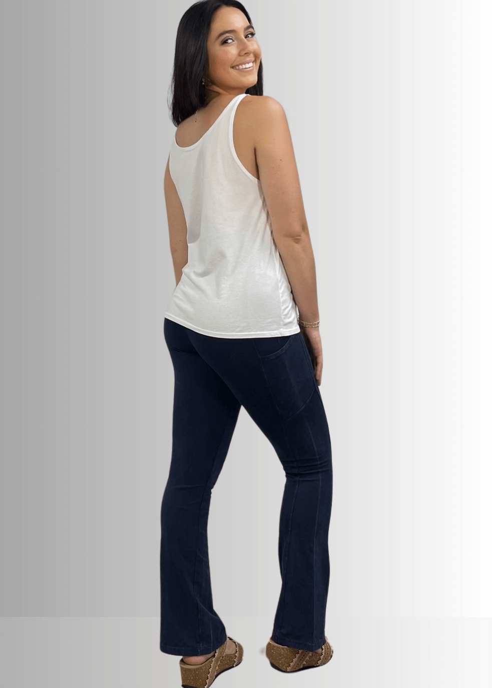 Twenty Four Seven Cotton Tank Top White