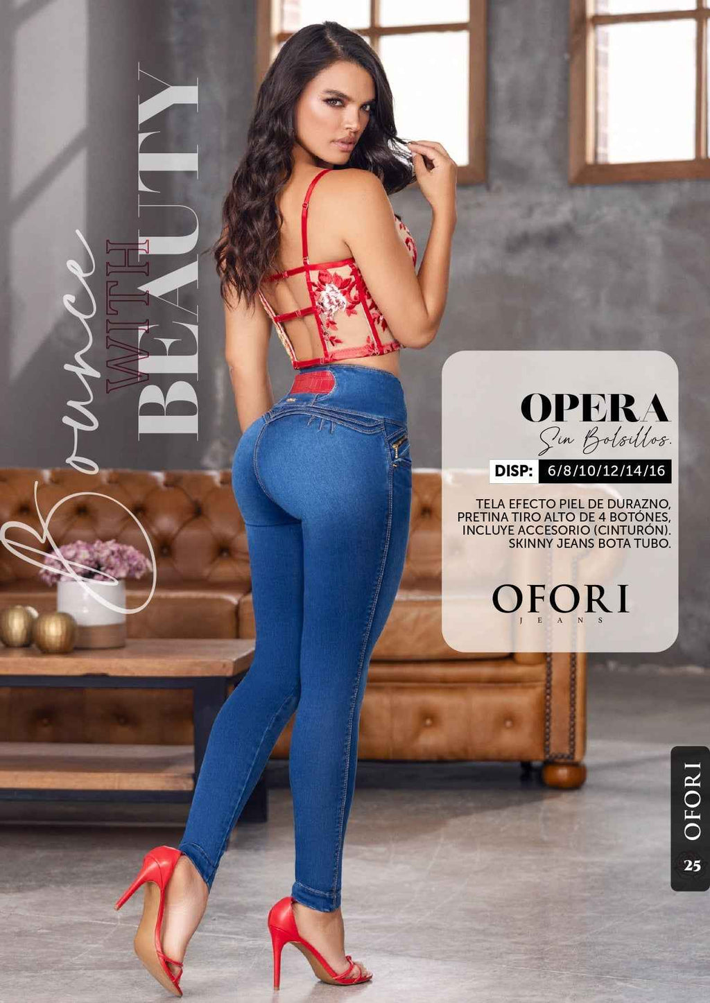 Opera Colombian Push Up Jeans - 100% Authentic and Stylish