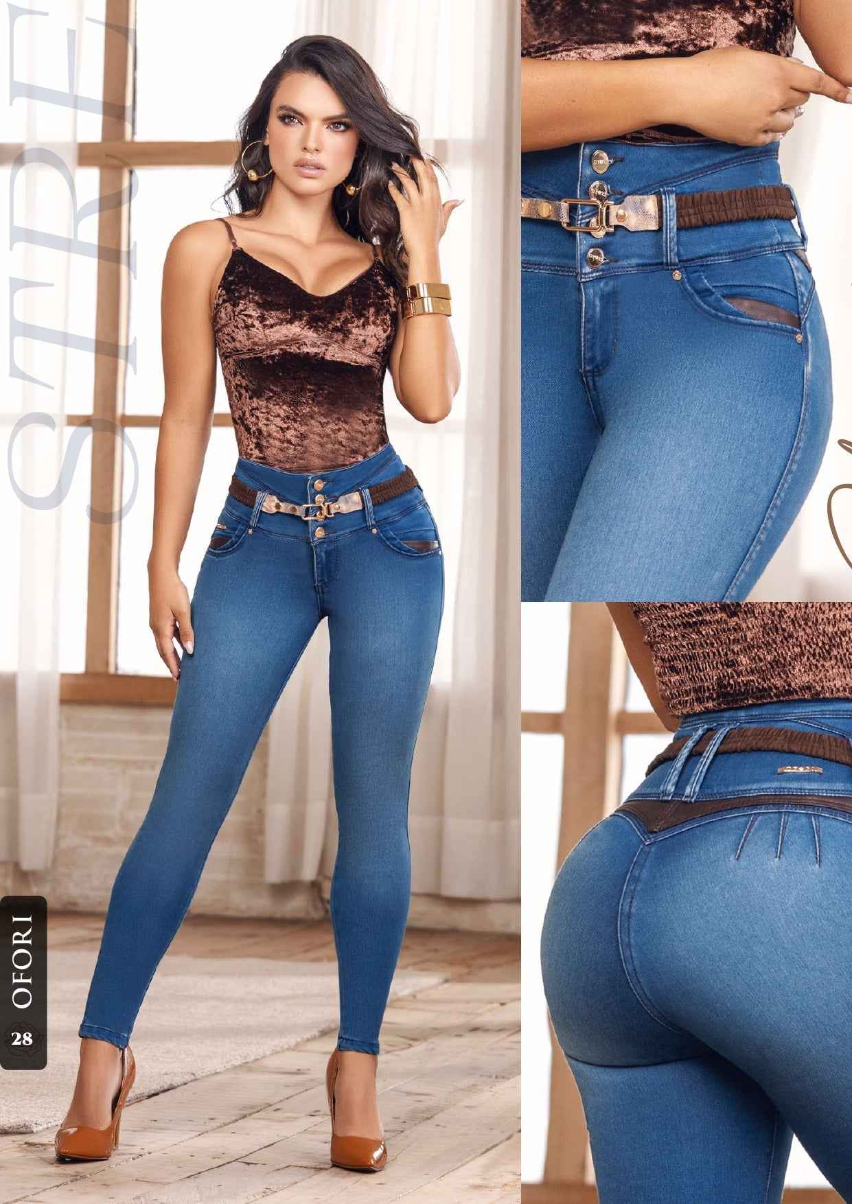 Sammy 100% Authentic Colombian Push Up Jeans for Ultimate Style and Comfort