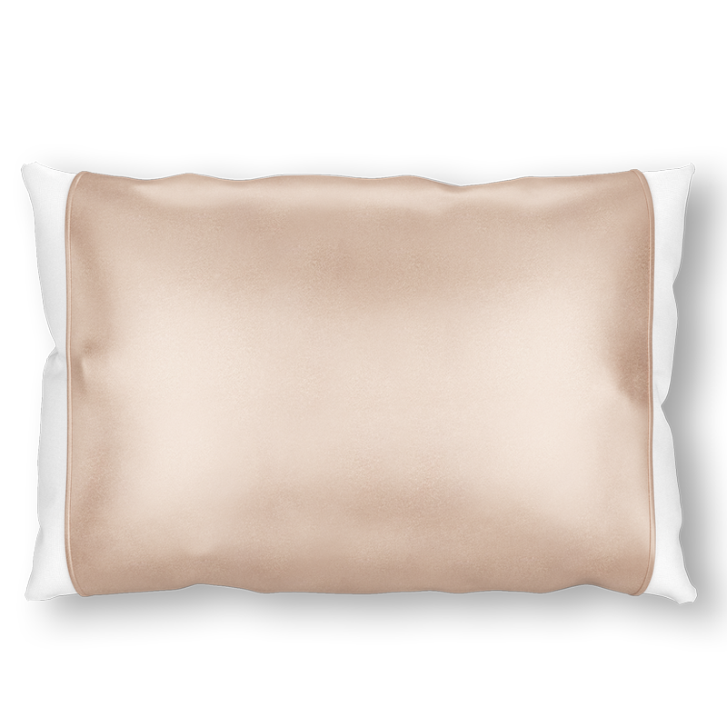 Champagne Silk Pillowcase for Luxurious Sleep and Hair Care