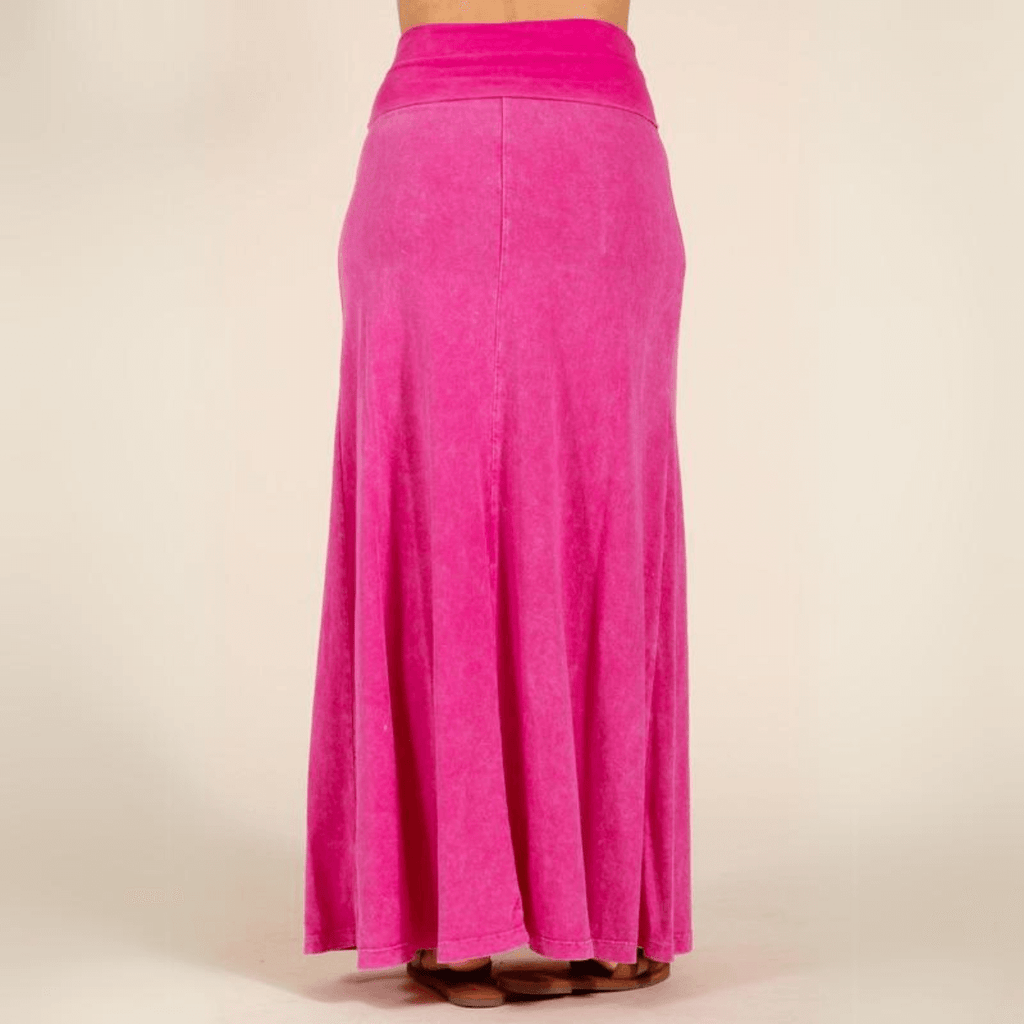 American Cotton Maxi Skirt Made in USA - Stylish and Comfortable