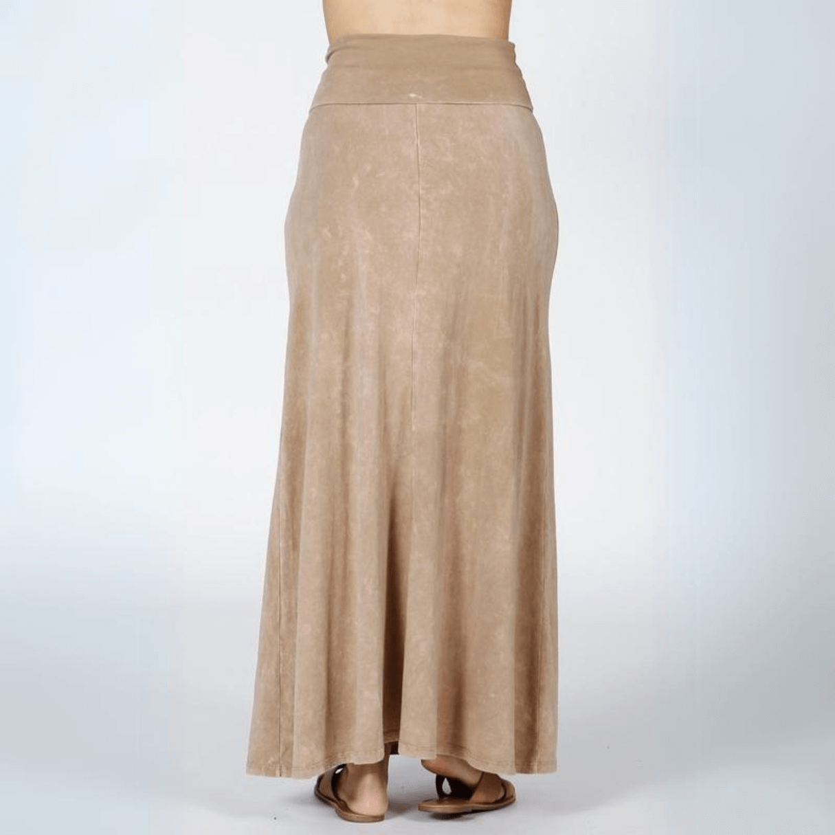 American Cotton Maxi Skirt Made in USA
