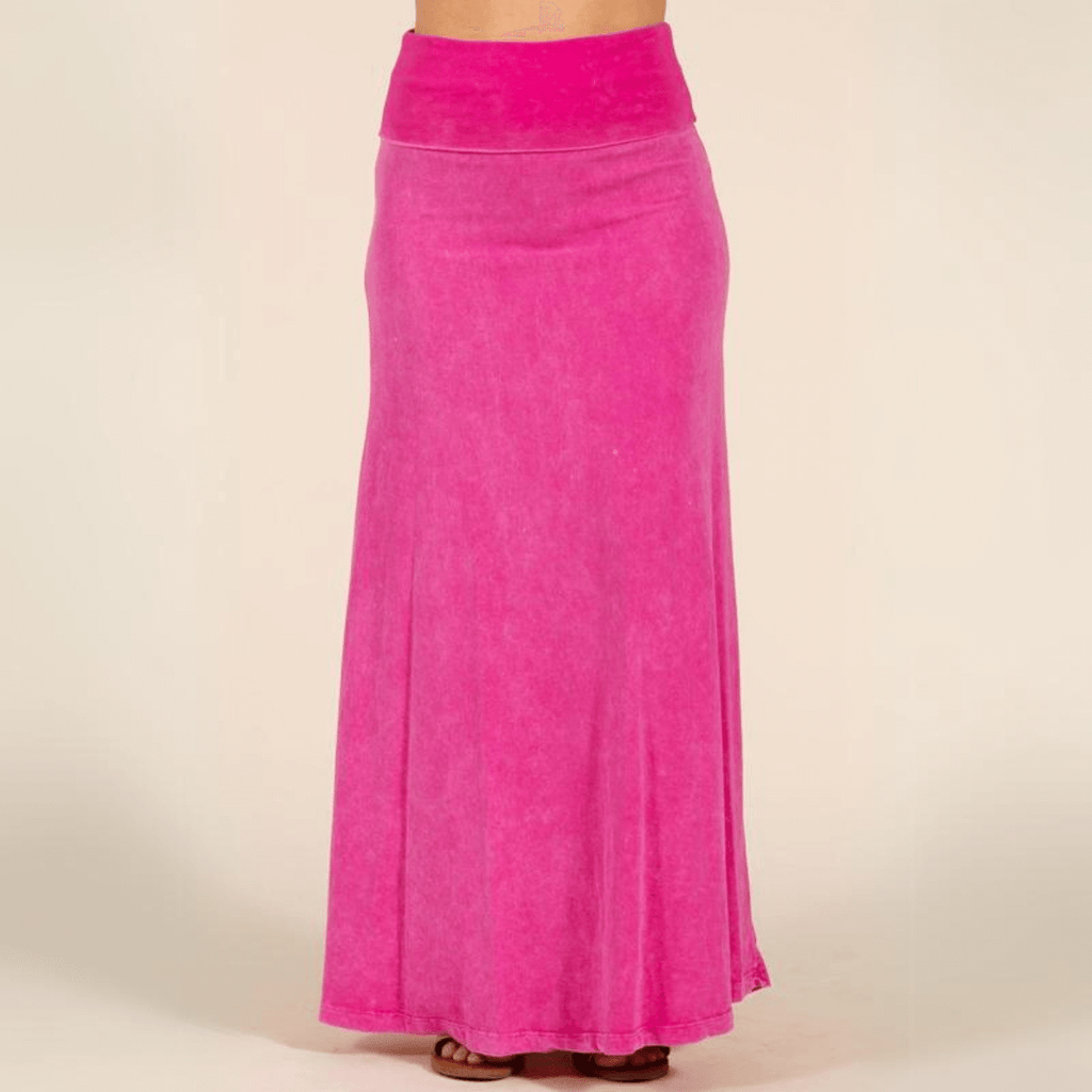 American Cotton Maxi Skirt Made in USA - Stylish and Comfortable