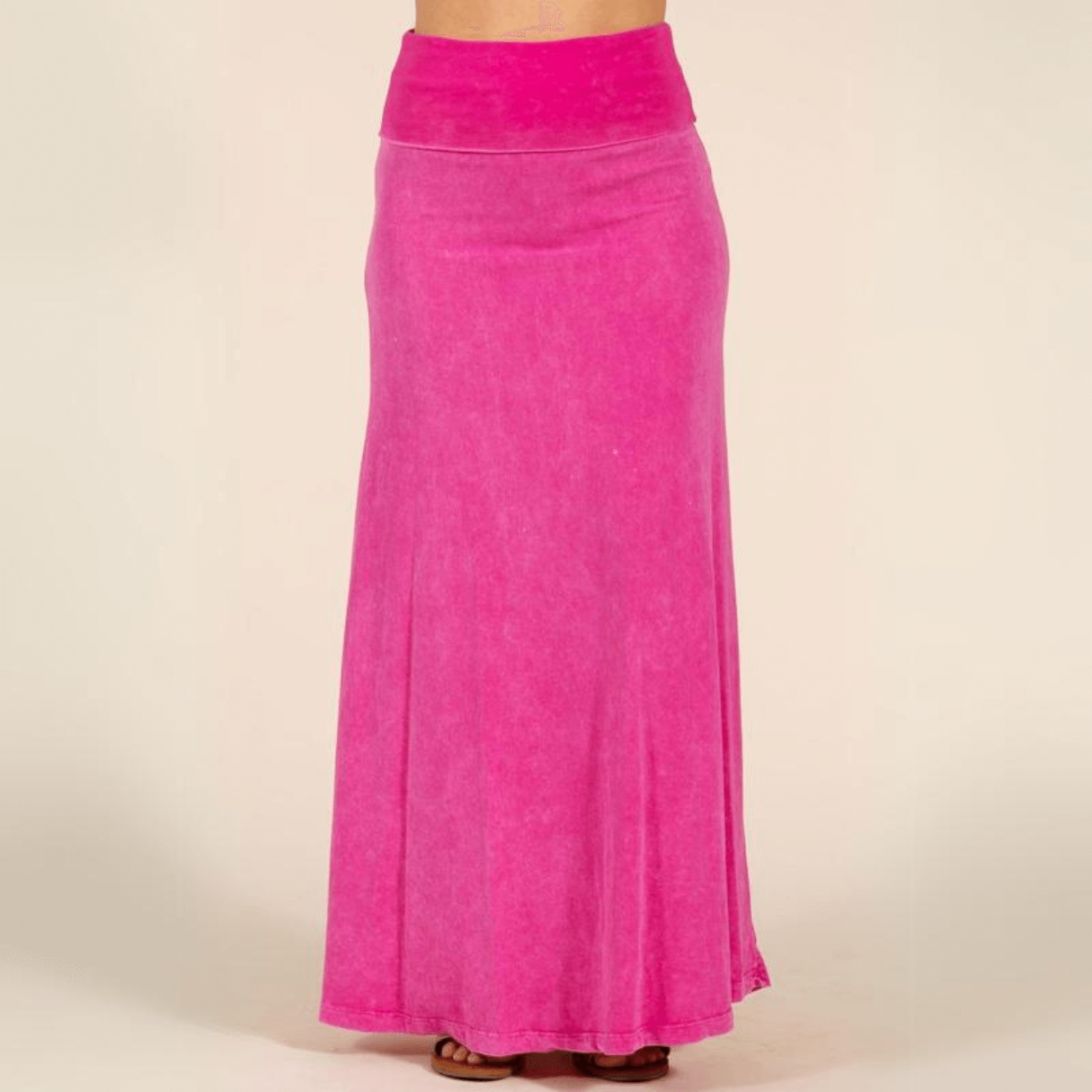American Cotton Maxi Skirt Made in USA - Stylish and Comfortable