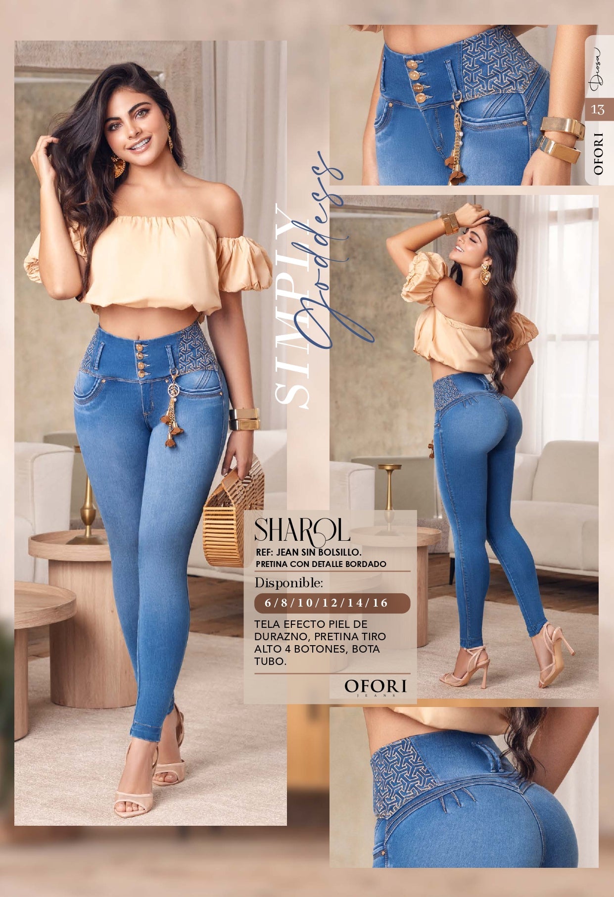 Sharol 100% Authentic Colombian Push Up Jeans - RFE Marketing Ventures
