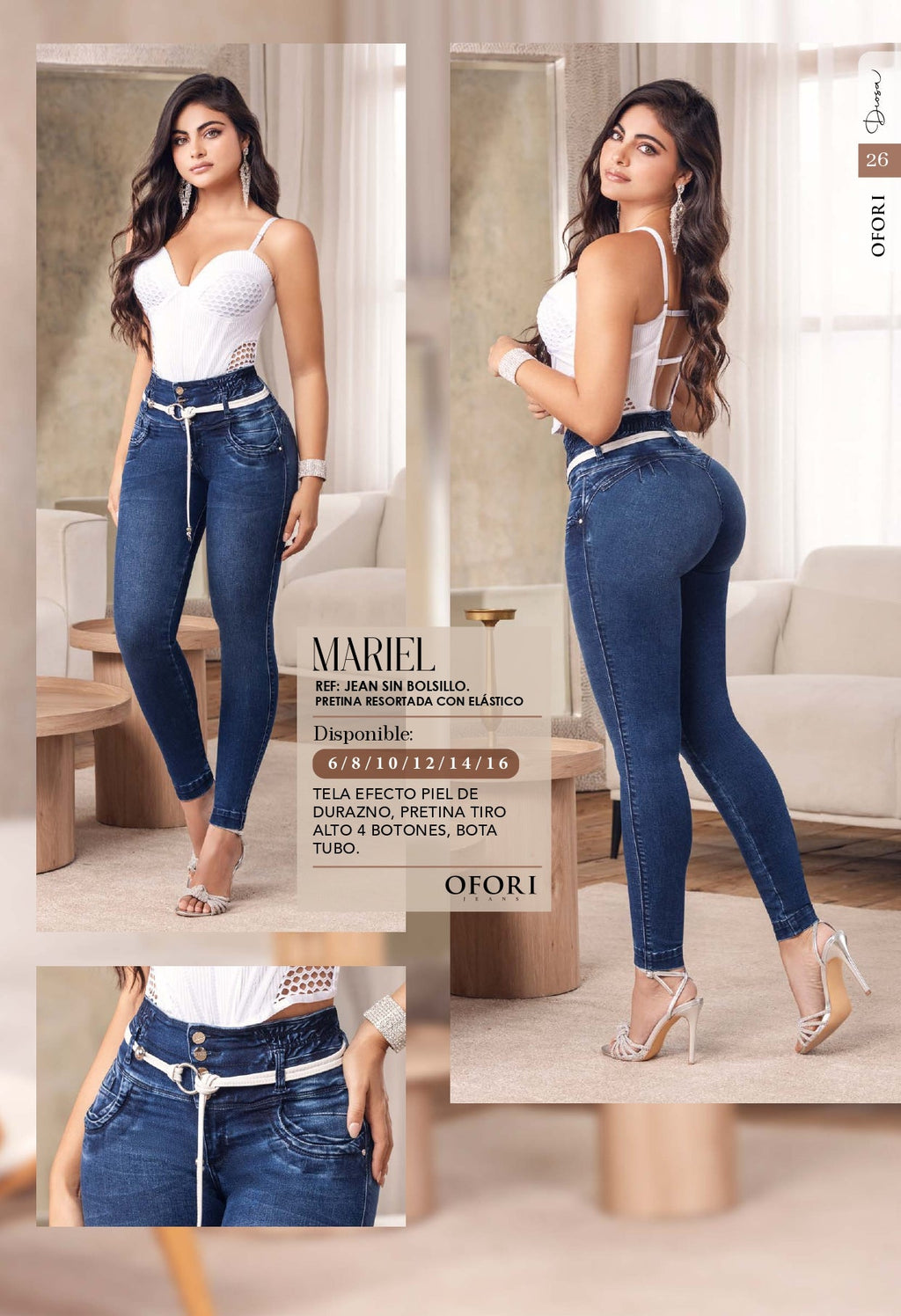 Mariel 100% Authentic Colombian Push Up Jeans - RFE Marketing Ventures