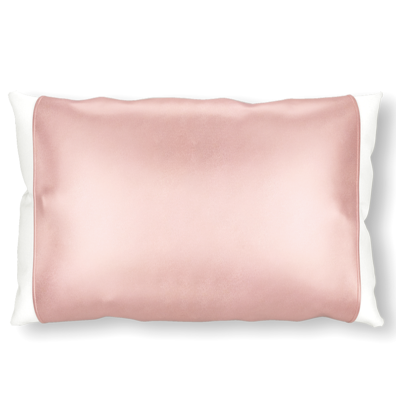 Dusty Pink Silk Pillow Sleeve for Luxurious Sleep and Comfort