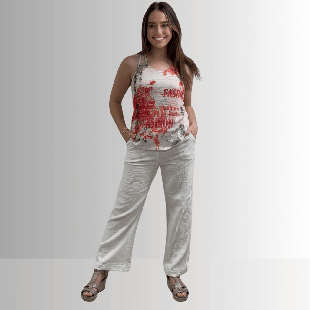 Fashion Printed Racer Back Tank - RFE Marketing Ventures