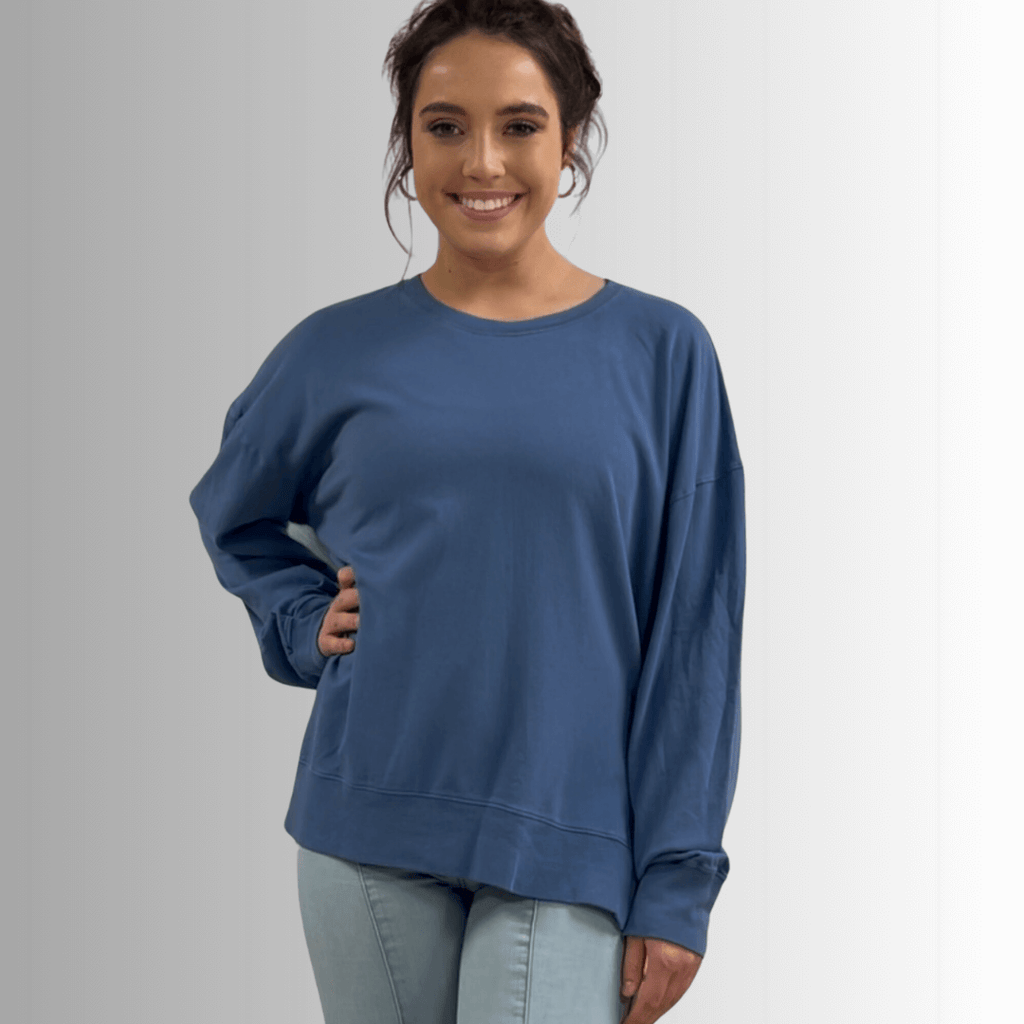 Tessa Lightweight Sweatshirt - Comfortable French Terry Style
