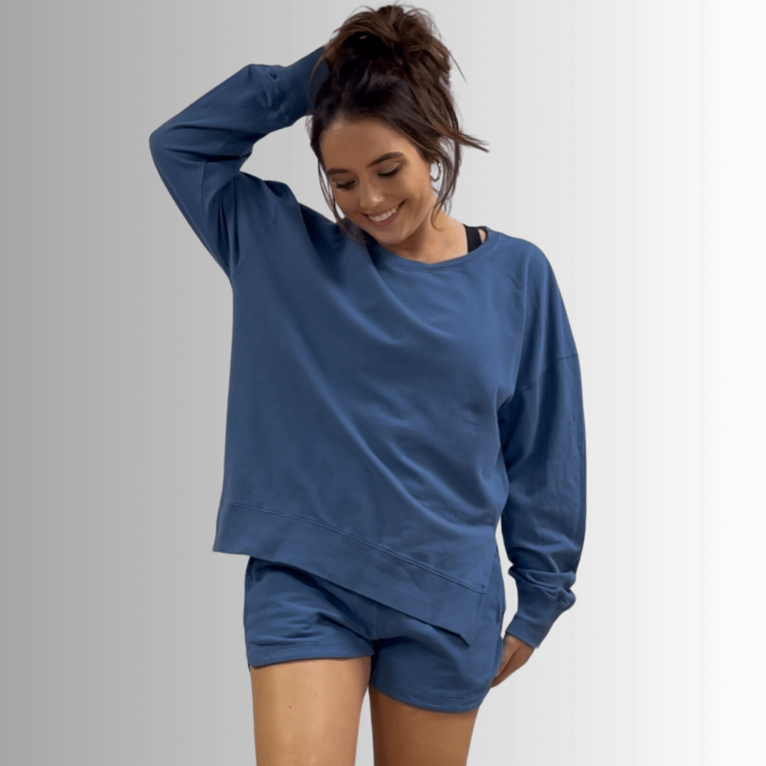 Tessa Lightweight Sweatshirt - Comfortable French Terry Style