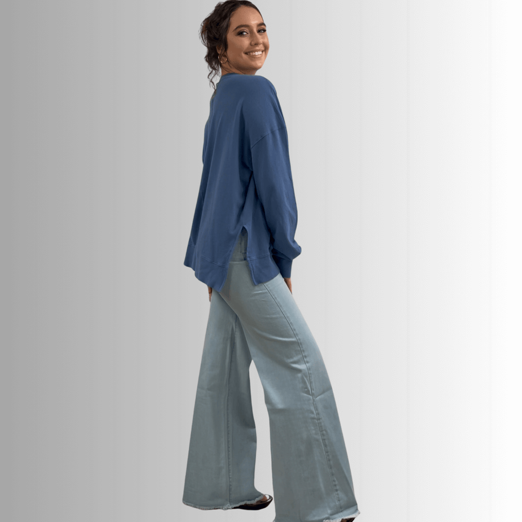 Tessa Lightweight Sweatshirt - Comfortable French Terry Style