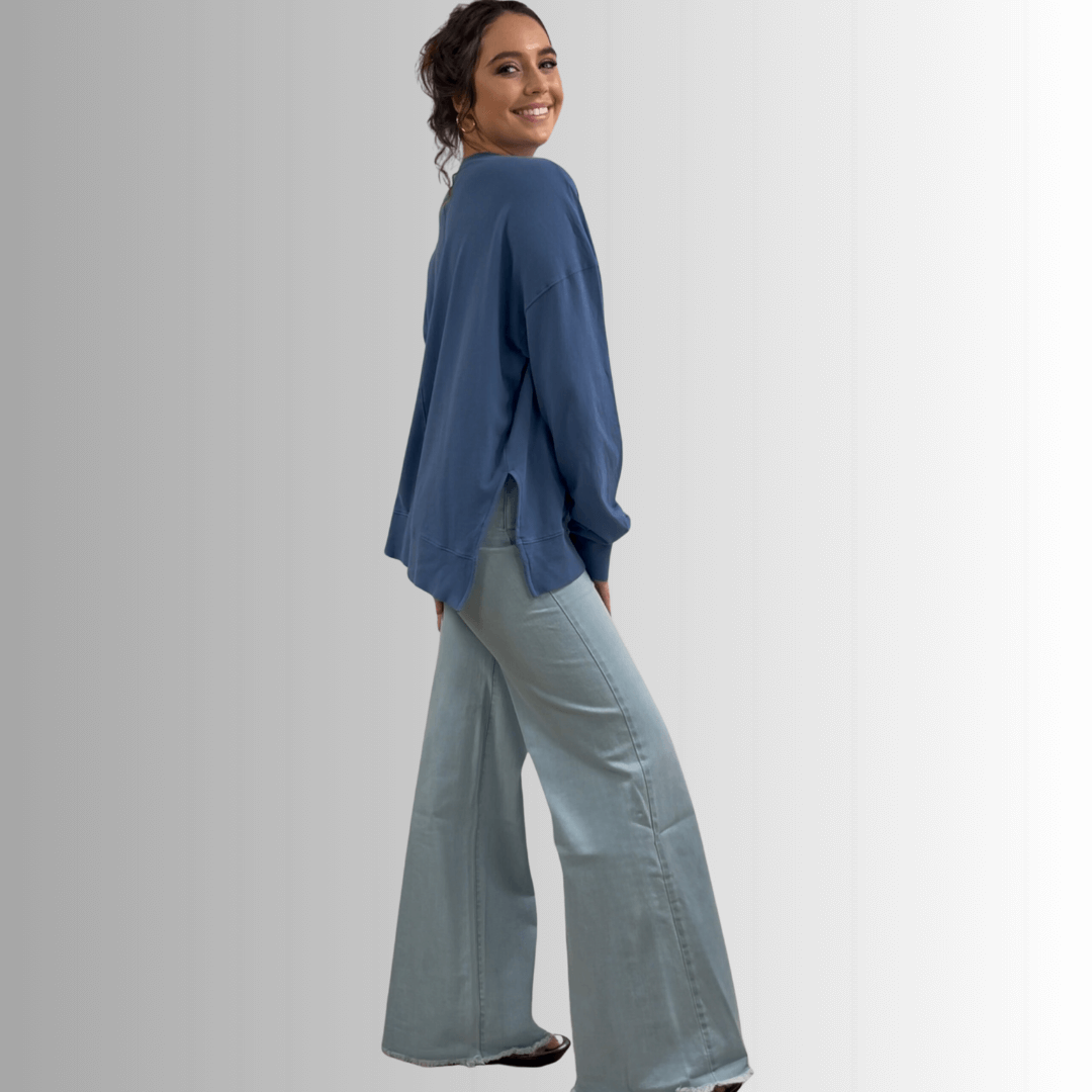 Tessa Lightweight Sweatshirt - Comfortable French Terry Style