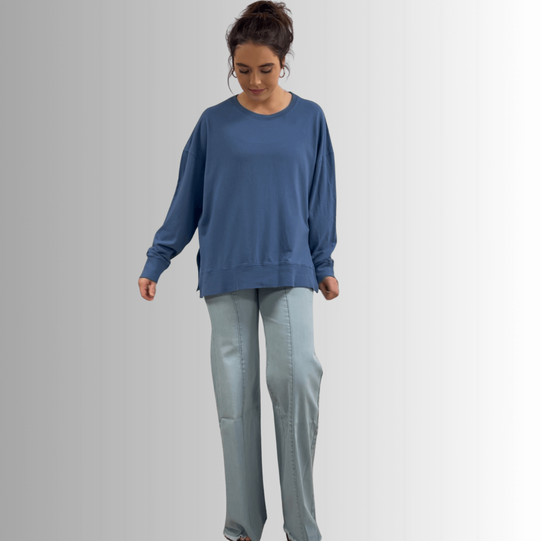 Tessa Lightweight Sweatshirt - Comfortable French Terry Style