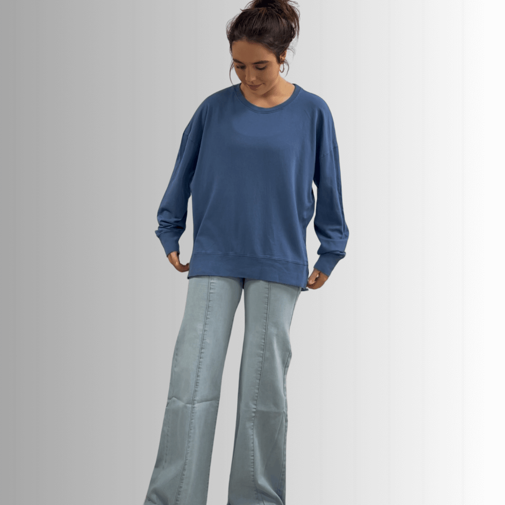 Tessa Lightweight Sweatshirt - Comfortable French Terry Style