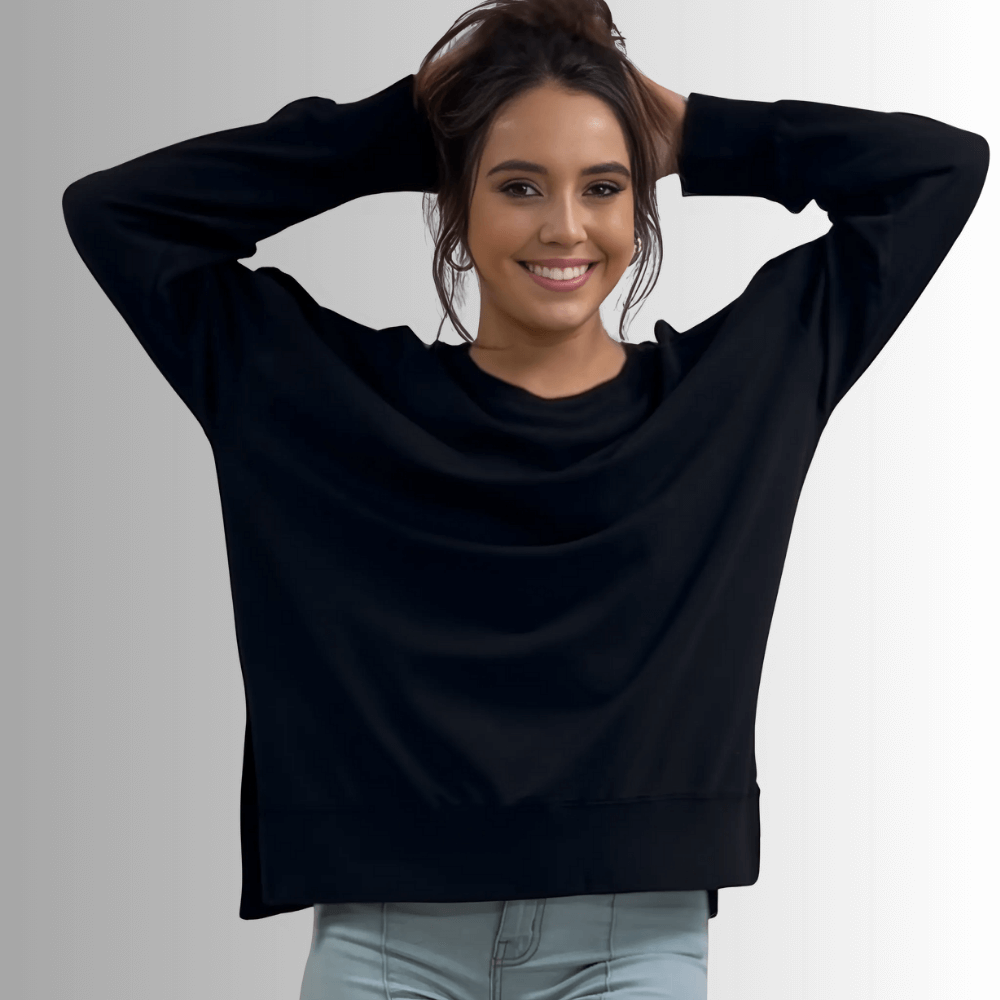 Tessa Lightweight Sweatshirt - Comfortable French Terry Style