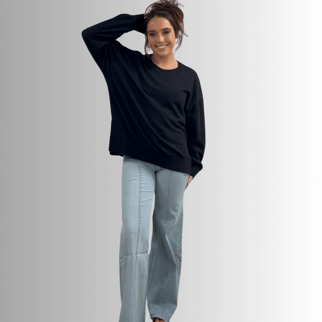 Tessa Lightweight Sweatshirt - Comfortable French Terry Style