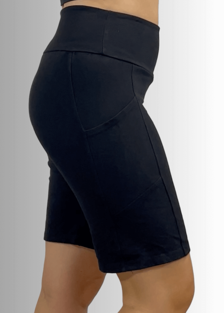 Perfect Fit Cotton Shorts in Dark Denim - Ultimate Comfort and Style