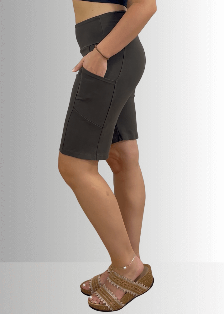 Perfect Fit Hybrid Cotton Shorts Taupe