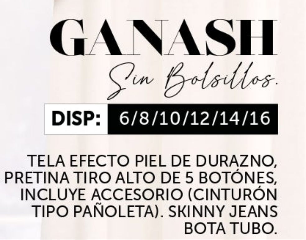 Ganash 100% Authentic Colombian Push Up Jeans for Ultimate Style and Comfort