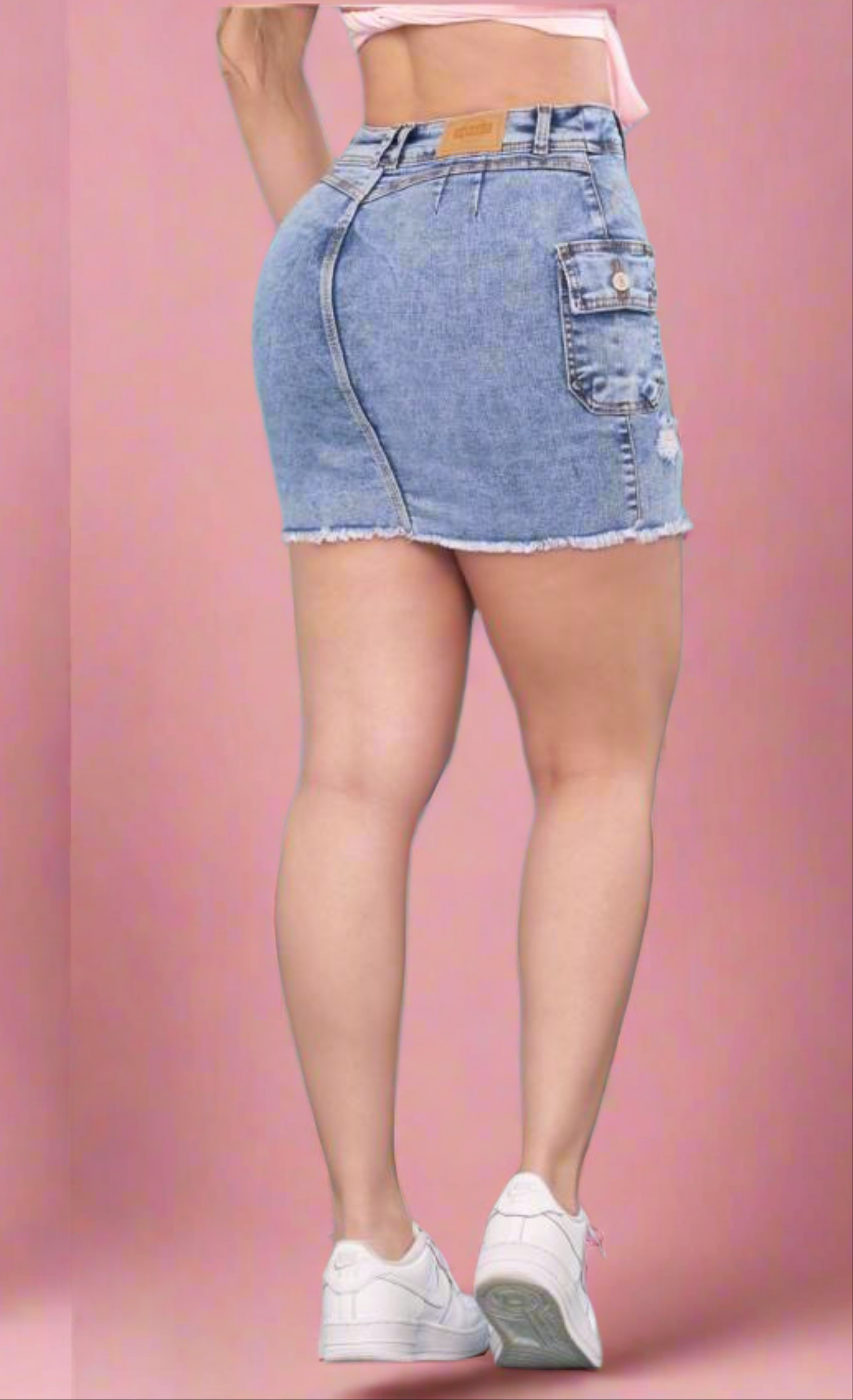 6949 100%  Authentic Colombian  Push Up SKIRT - RFE Marketing Ventures