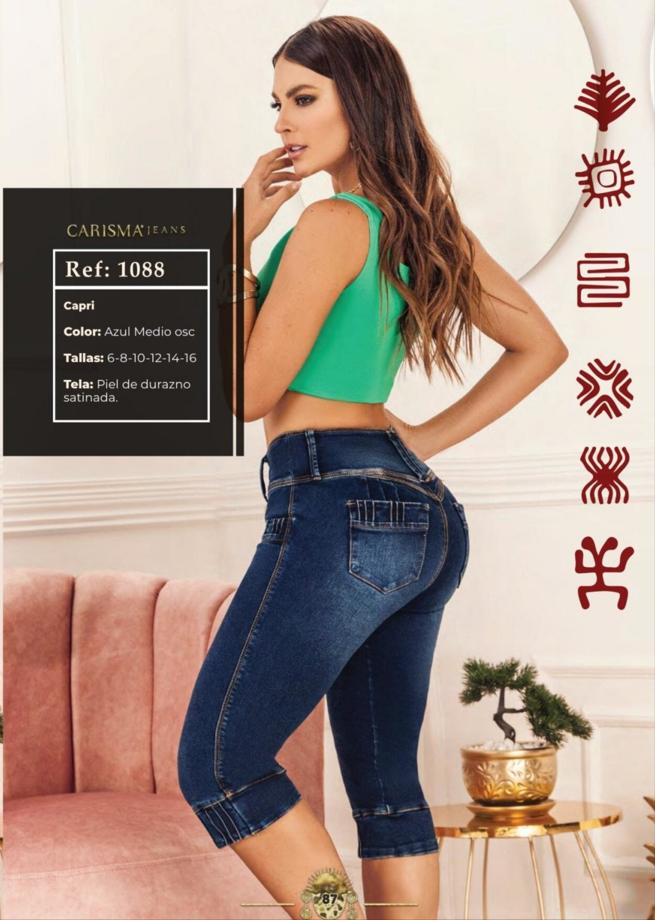1088 100% Authentic Colombian Push Up Capri - RFE Marketing Ventures