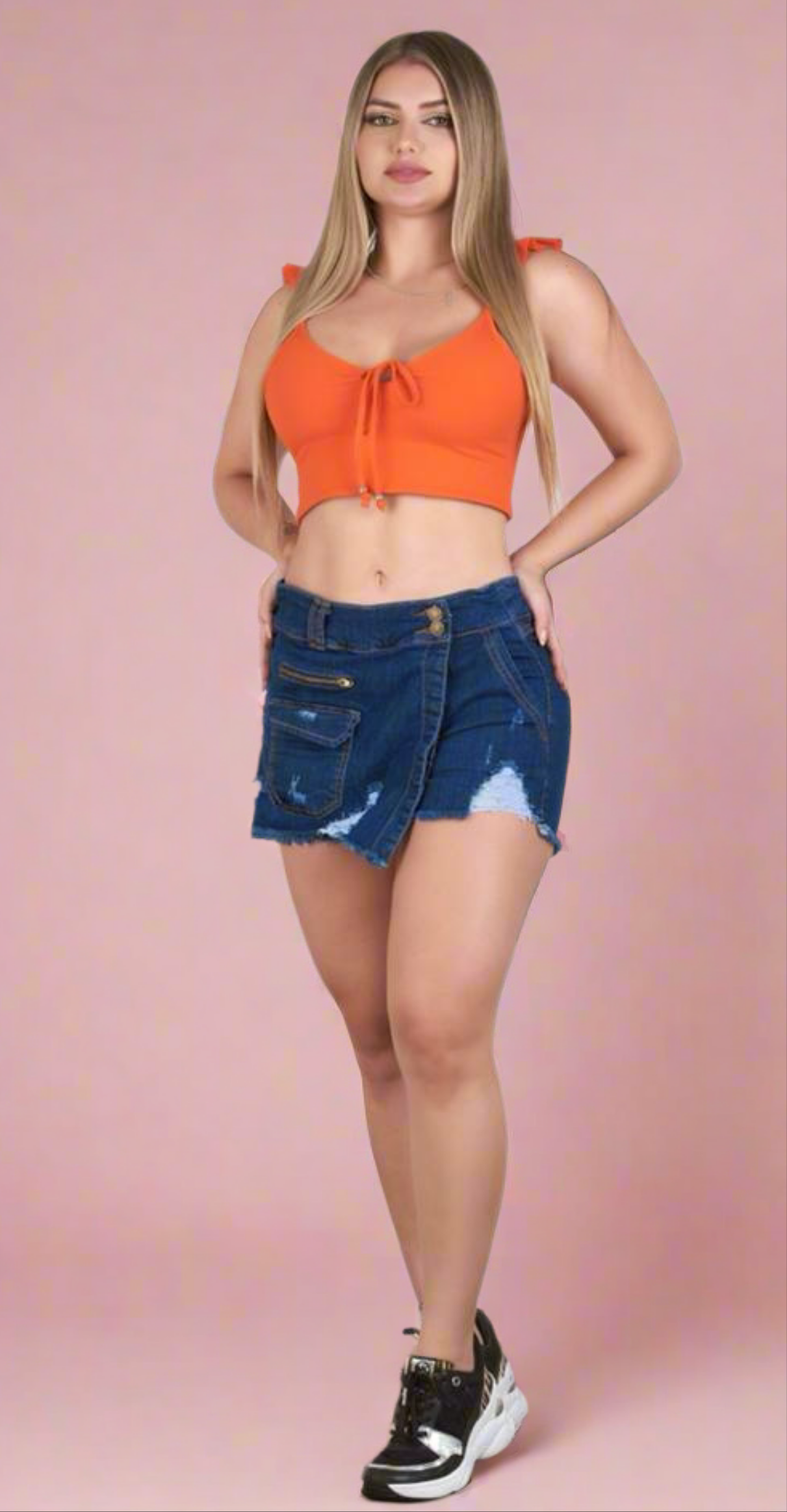 6893 100% Authentic Colombian Push Up Skort - RFE Marketing Ventures