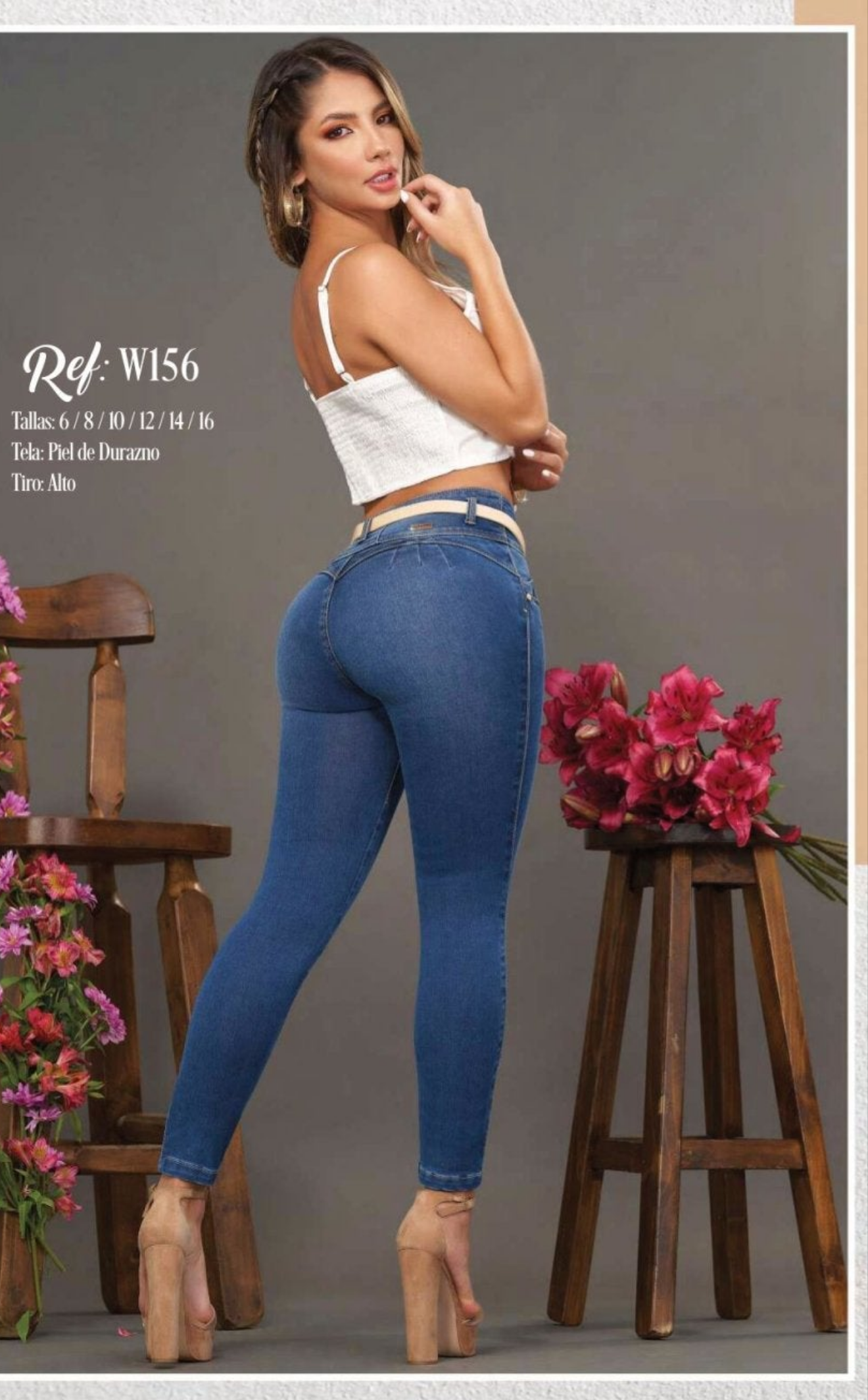 W-156 100%  Authentic Colombian Push Up Jeans - RFE Marketing Ventures