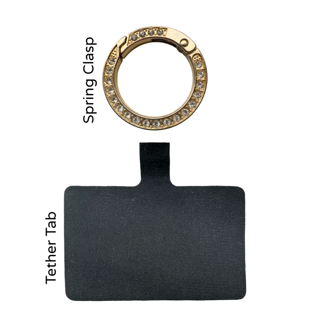 Versatile Crossbody Satin Phone Strap