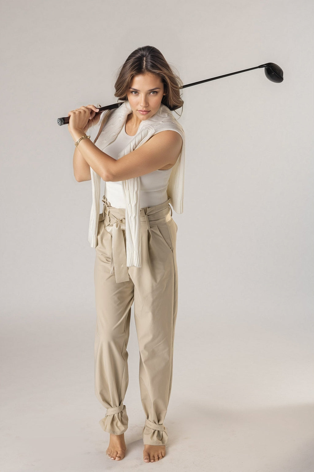 Foreplay Women’s Golf Pants - Paperbag-Waist - RFE Marketing Ventures