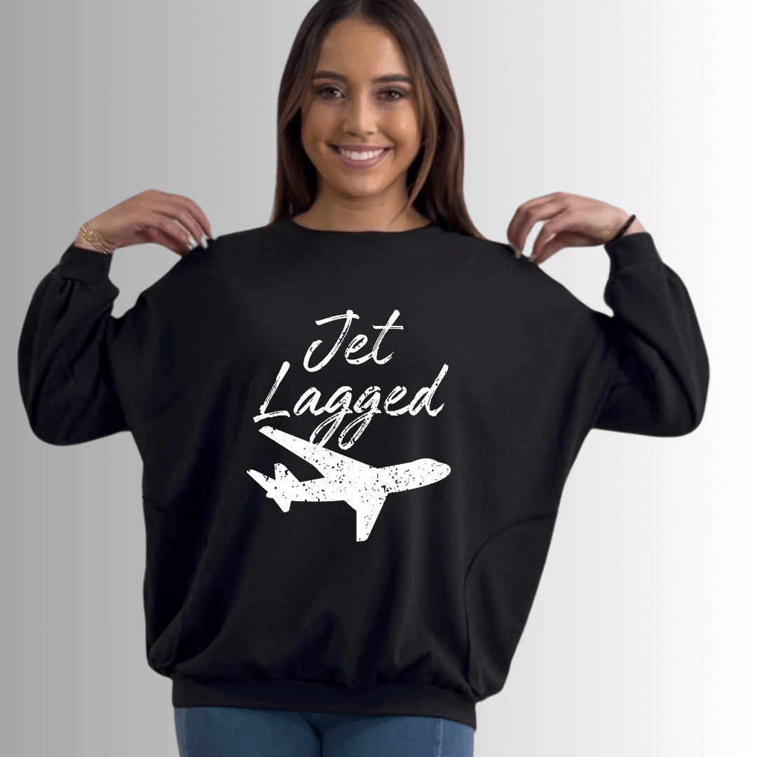 Jet Lagged Pocket Sweatshirt Made in USA - RFE Marketing Ventures