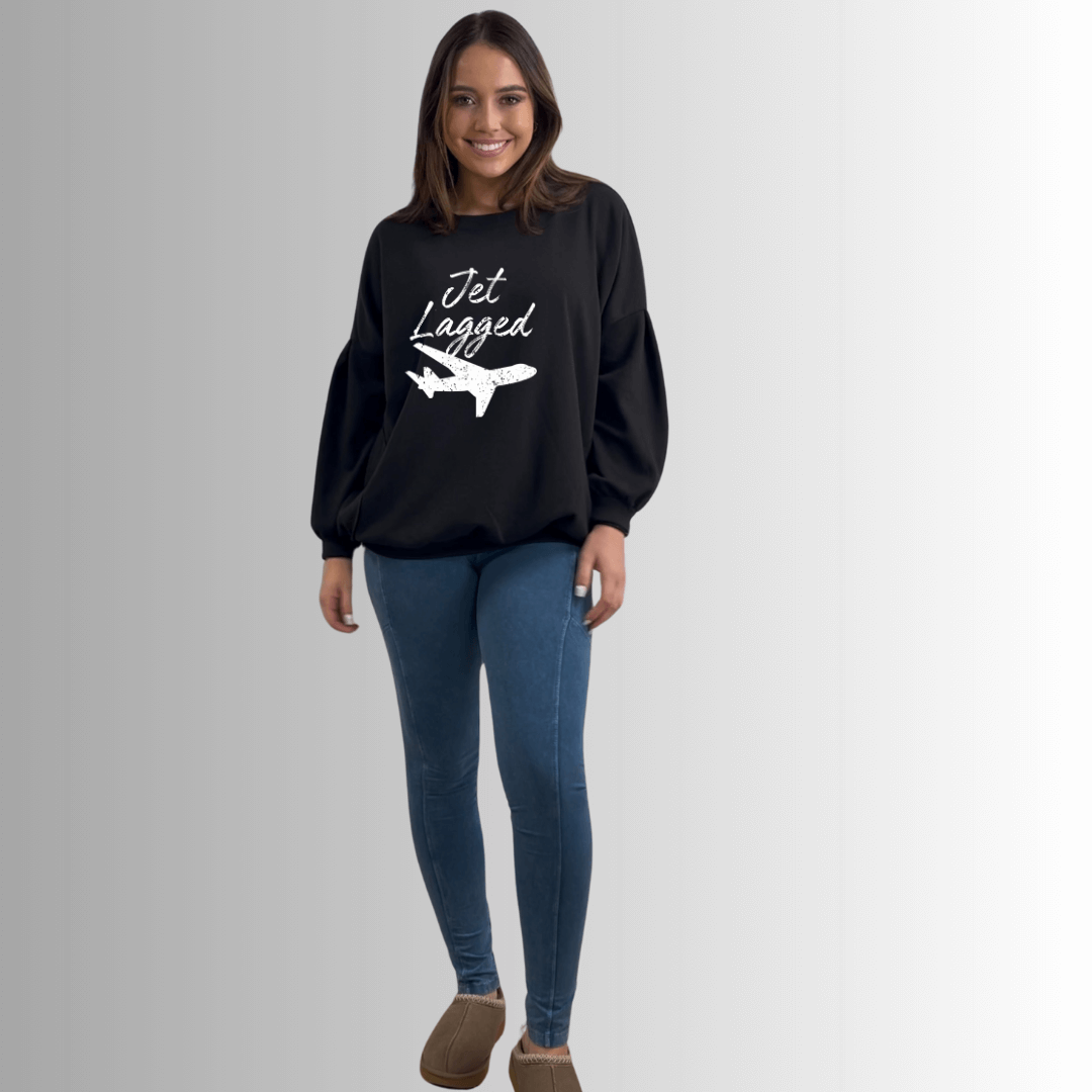 Jet Lagged Pocket Sweatshirt Made in USA - RFE Marketing Ventures