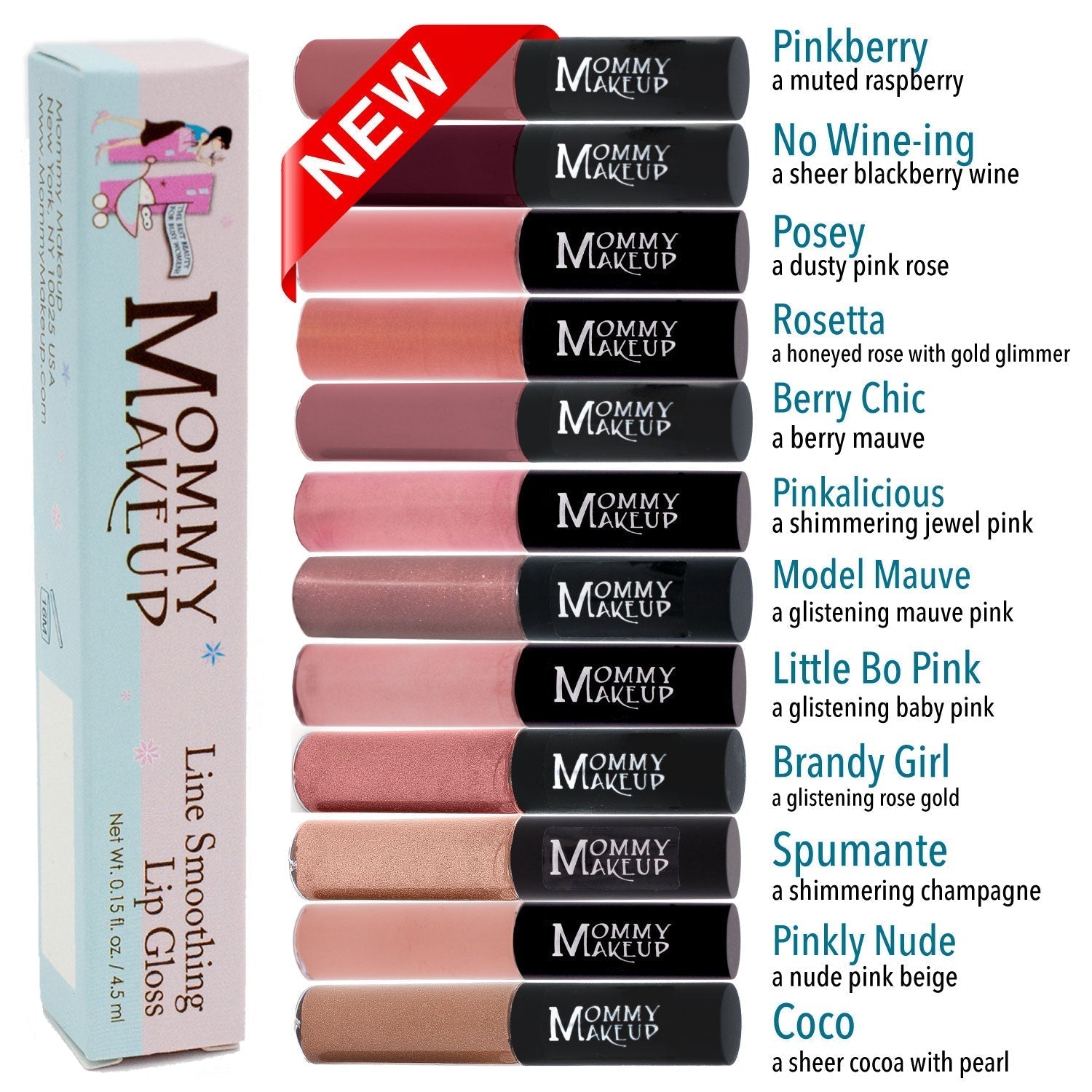 Line Smoothing Lip Gloss | Paraben-free Plumping Gloss - Pinkly Nude - RFE Marketing Ventures